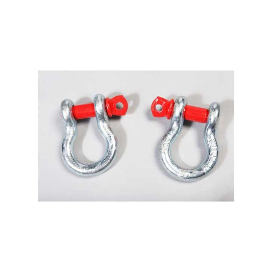 RUGGED RIDGE D-RING SHACKLES, 3/4 INCH GALVANIZED PAIR 11235.01