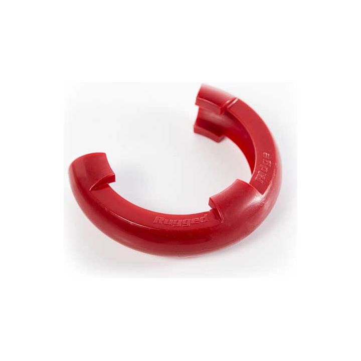 RUGGED RIDGE D-RING ISOLATOR KIT, RED PAIR, 3/4-INCH 11235.31