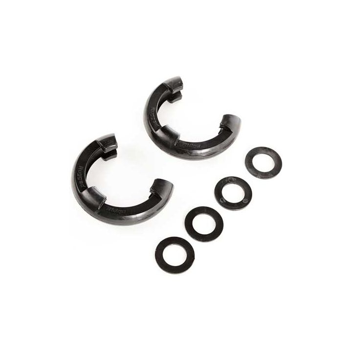 RUGGED RIDGE D-RING ISOLATOR KIT, BLACK PAIR, 7/8-INCH 11235.4