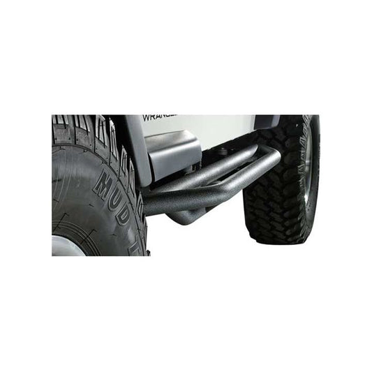 RUGGED RIDGE RRC SIDE ARMOR, TEXTURED BLACK, 87-06 JEEP WRANGLER/UNLIMITED 11504.13