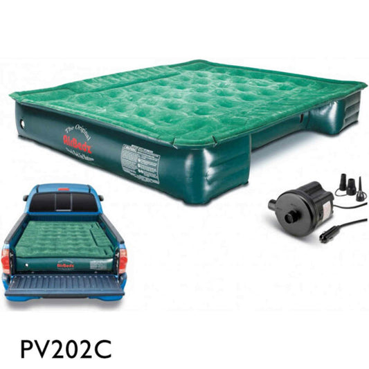 AIRBEDZ LITE FULL SIZE 6FT-8FT BED. TRUCK BED AIR MATTRESS W/PORTABLE DC AIR PUMP W/O RAMBOX PPI-PV202C