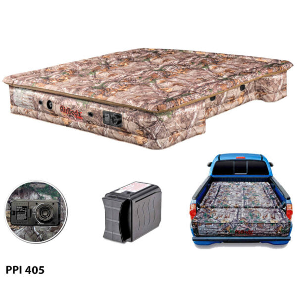 AIRBEDZ MID SIZE 5-5.5FT SHORT BED WITH BUILT-IN RECHARGEABLE BATTERY AIR PUMP WITH TAILGATE SECTION PPI 405