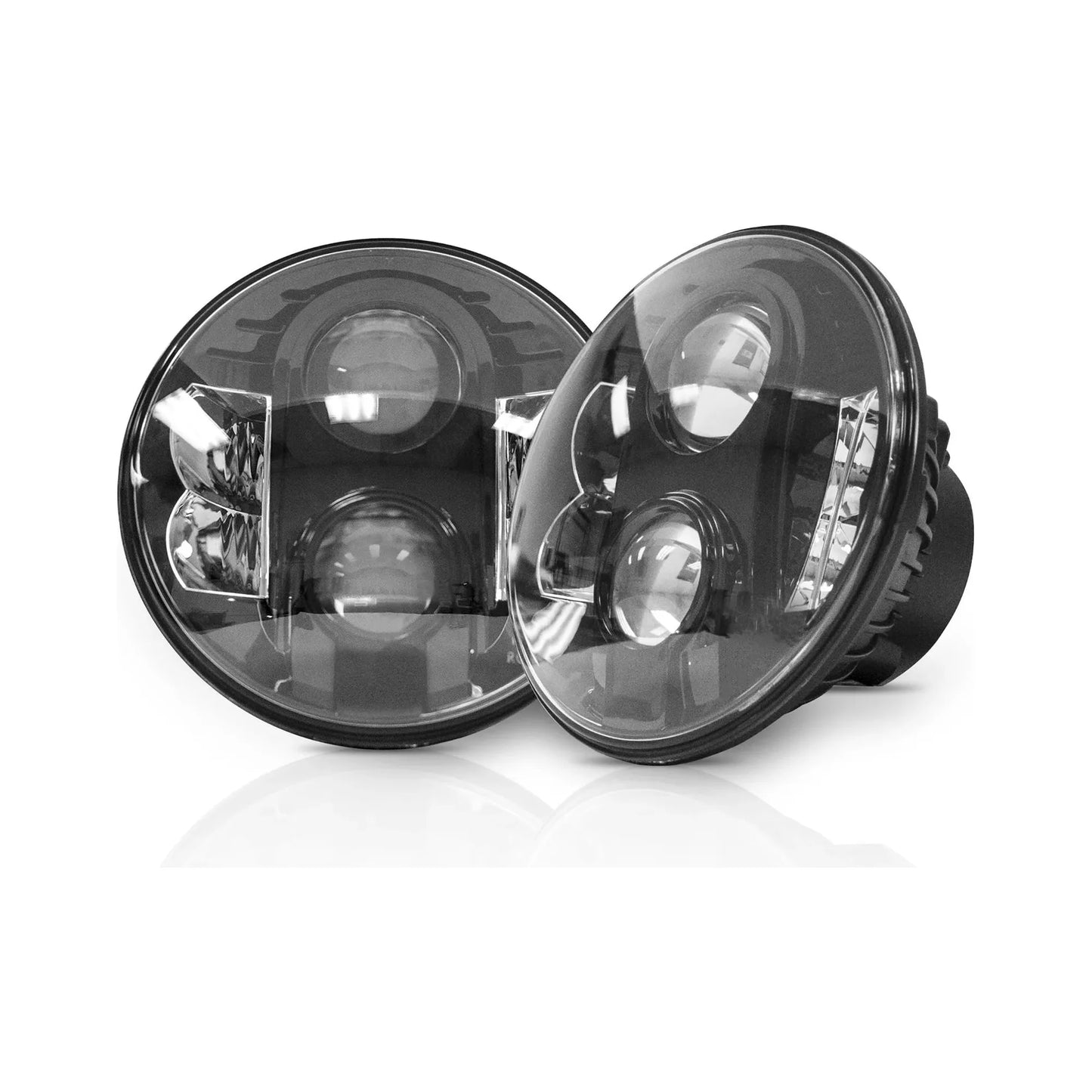 Pro Comp 7" Round LED Driving Headlights - 76402P