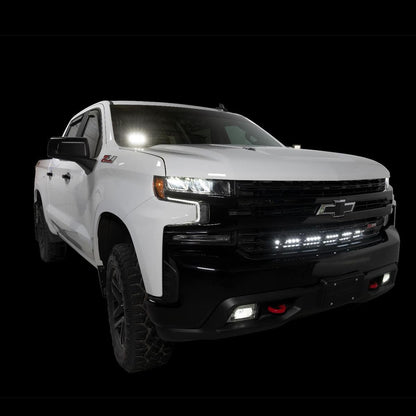 Putco Luminix Hood Mount Light Brackets - 1 Pair - Fits Chevy Silverado 1500 2019-2025 | 2220