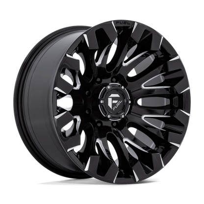 Fuel 1PC D828 QUAKE GLOSS BLACK MILLED