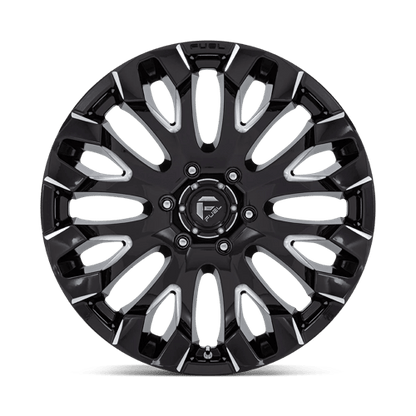 Fuel 1PC D828 QUAKE GLOSS BLACK MILLED