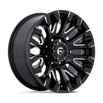 Fuel 1PC D828 QUAKE GLOSS BLACK MILLED