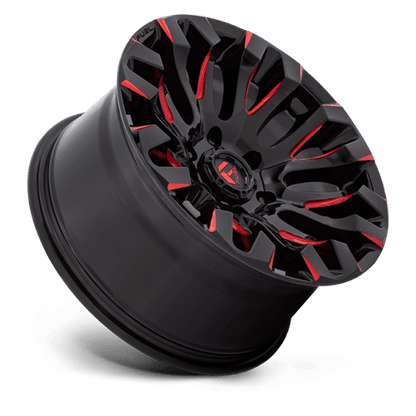 Fuel 1PC D829 QUAKE GLOSS BLACK MILLED RED TINT