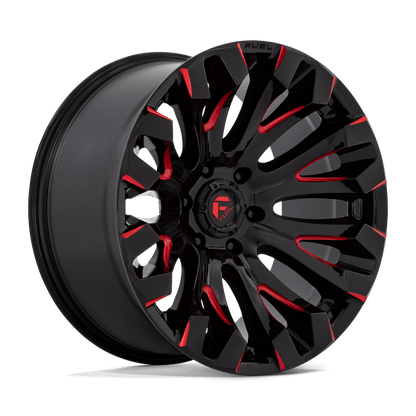 Fuel 1PC D829 QUAKE GLOSS BLACK MILLED RED TINT