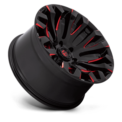 Fuel 1PC D829 QUAKE GLOSS BLACK MILLED RED TINT