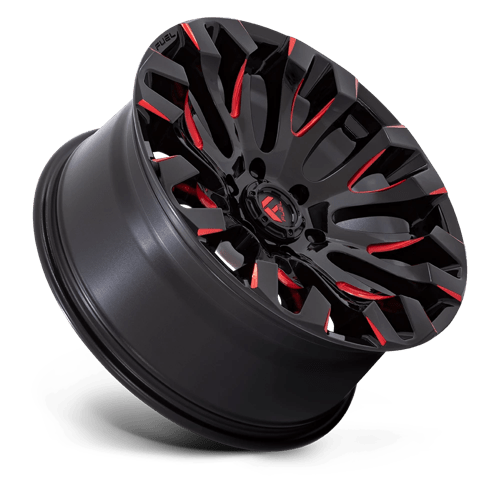 Fuel 1PC D829 QUAKE GLOSS BLACK MILLED RED TINT