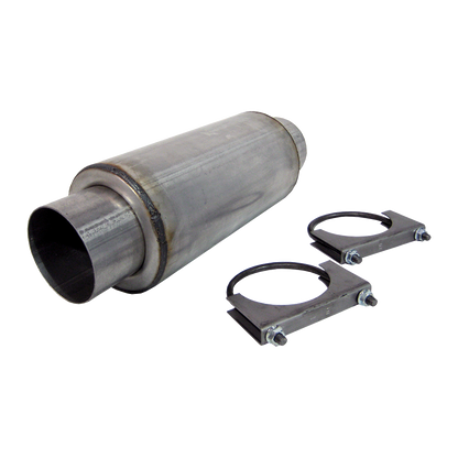 MBRP | Universal Muffler Exhaust Resonator 4 Inch Inlet/Outlet Armor Lite Series  | R2009