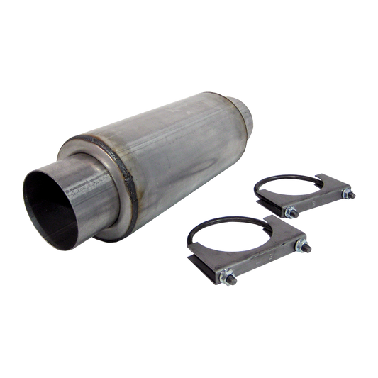 MBRP | Universal Muffler Exhaust Resonator 4 Inch Inlet/Outlet Armor Lite Series  | R2009