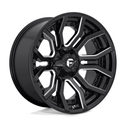 Fuel 1PC D711 RAGE GLOSS BLACK MILLED