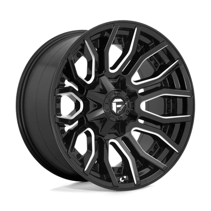 Fuel 1PC D711 RAGE GLOSS BLACK MILLED