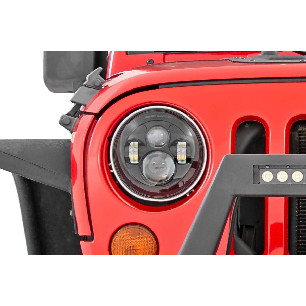 Rough Country 7 Inch LED Headlights I RCH5000