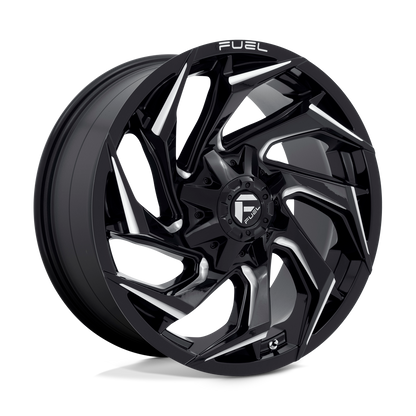 Fuel 1PC D753 REACTION GLOSS BLACK MILLED