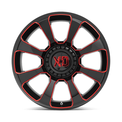 XD XD854 REACTOR GLOSS BLACK MILLED WITH RED TINT