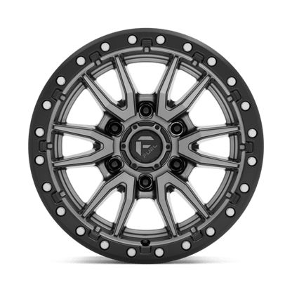 Fuel 1PC D680 REBEL MATTE GUN METAL BLACK BEAD RING