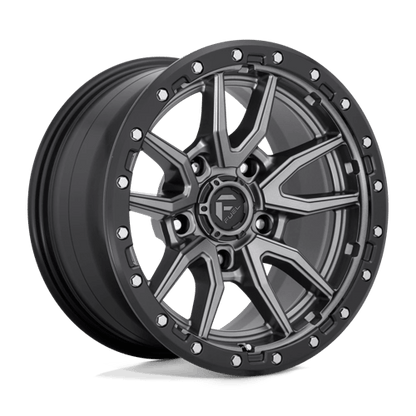 Fuel 1PC D680 REBEL MATTE GUN METAL BLACK BEAD RING