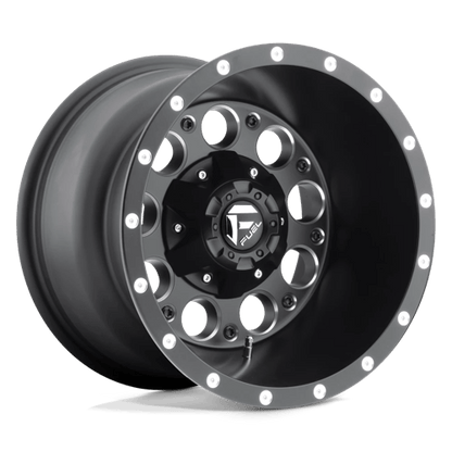 Fuel 1PC D525 REVOLVER MATTE BLACK MILLED