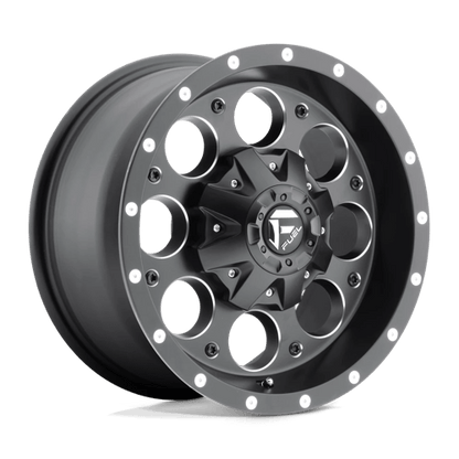 Fuel 1PC D525 REVOLVER MATTE BLACK MILLED