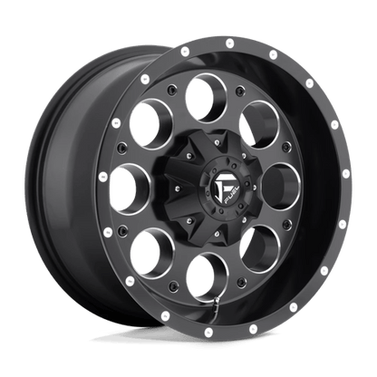 Fuel 1PC D525 REVOLVER MATTE BLACK MILLED