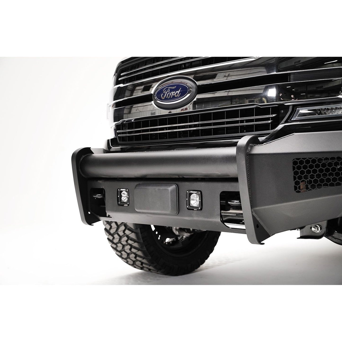 Fab Fours Adaptive Cruise Control Relocation Bracket 2 Stage Black Powder Coated For Elite Bumpers l RGMOD-1