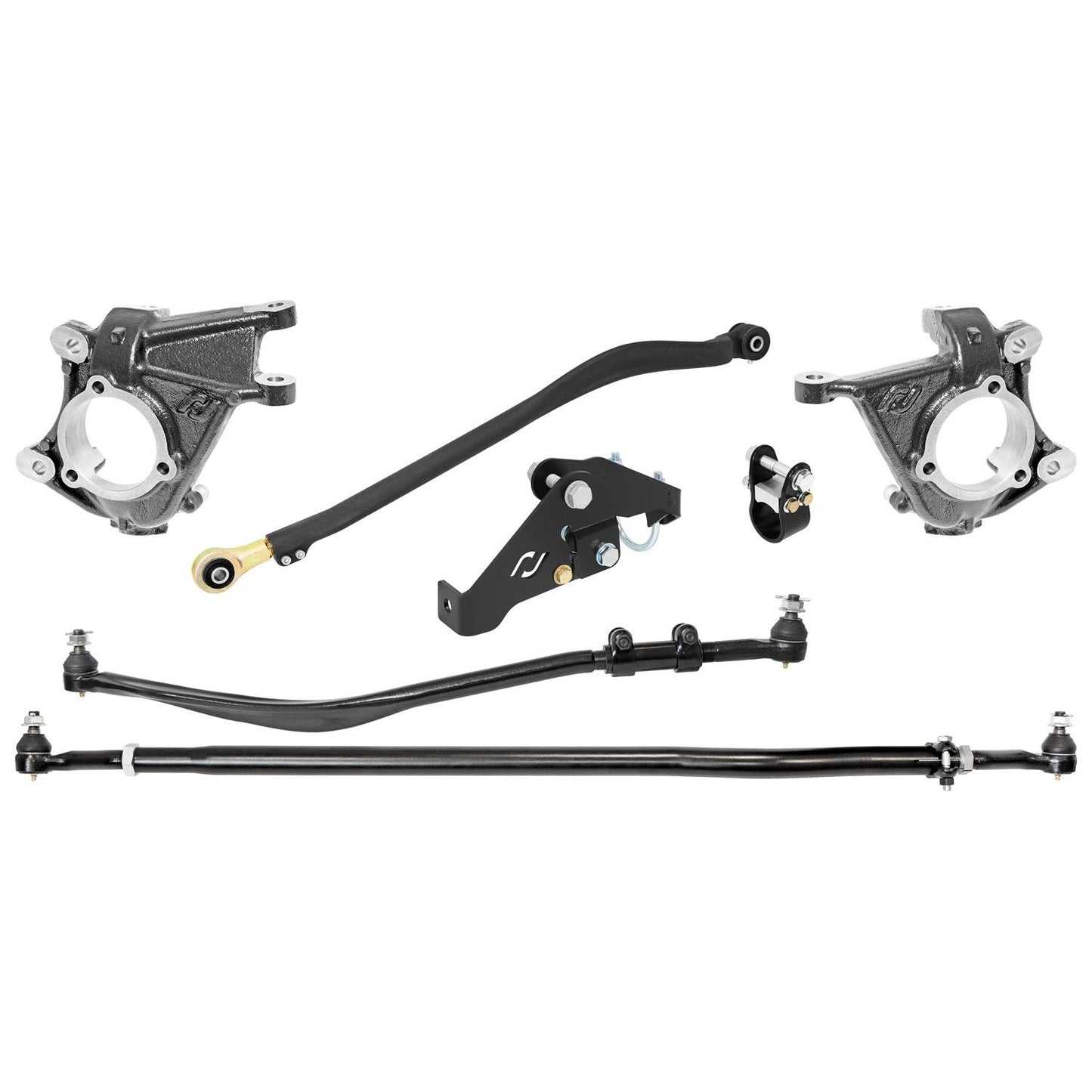 ROCKJOCK 07-18 Wrangler (Jl/Jt Trac Bar) High Steer Knuckle KitI RJ-430001-103