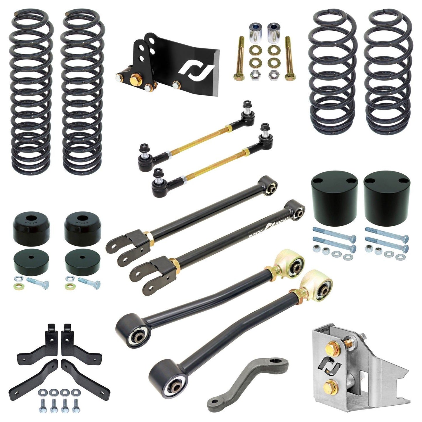 ROCKJOCK 18-C Wrangler 2Dr Sport Edition Johnny Joint Suspension System 4 In. Lift I RJ-JK2DR0-101