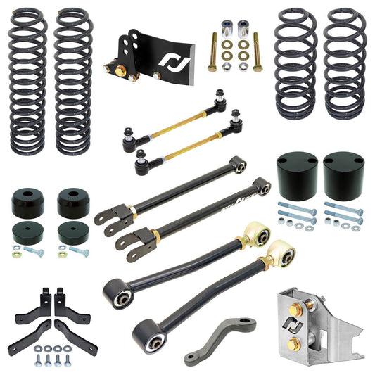 ROCKJOCK 18-C Wrangler 2Dr Sport Edition Johnny Joint Suspension System 4 In. Lift I RJ-JK2DR0-101