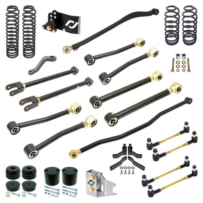 ROCKJOCK 18-C Wrangler 2Dr Pro Edition Johnny Joint Suspension System 4 In. Lift I RJ-JK2DR1-101