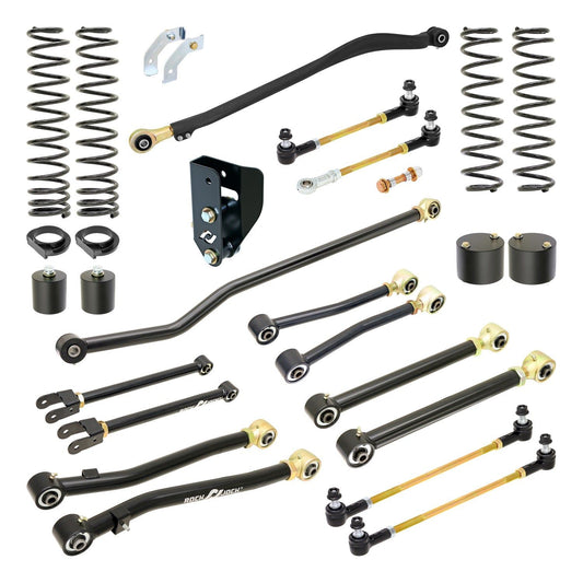 ROCKJOCK 18-C Wrangler Gas V6 Pro Edition Johnny Joint Suspension System 3.5 In. Lift    I RJ-JLG001-101