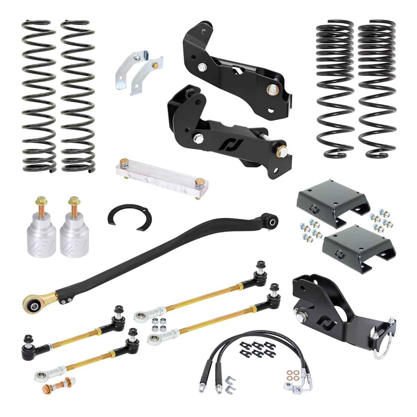 ROCKJOCK Driver Lift Kit For Jt Gladiator W/ Diesel Engine 3.5 In. Lift    I RJ-JTD000-103
