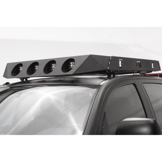 Fab Fours Roof Rack Powder Coated 4 Light Roof Rack Face Plate l RR14-1