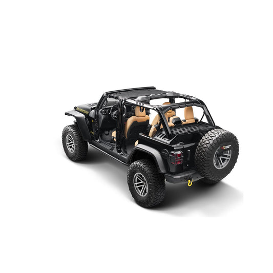 RUGGED RIDGE | 13551.41 | 07-C Jeep Wrangler Jk/Jl 4 Dr Interior Storage Rack Black