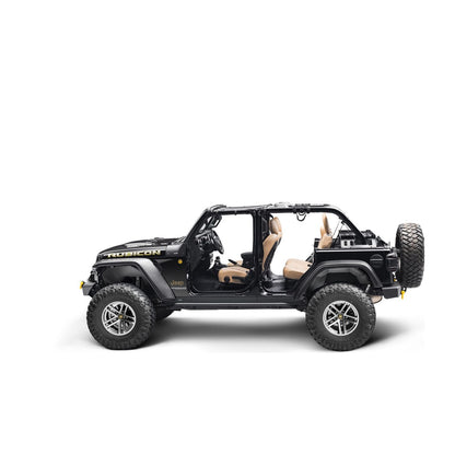 RUGGED RIDGE | 13551.41 | 07-C Jeep Wrangler Jk/Jl 4 Dr Interior Storage Rack Black