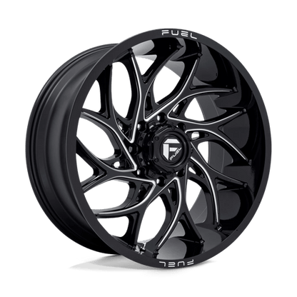 Fuel 1PC D741 RUNNER GLOSS BLACK MILLED