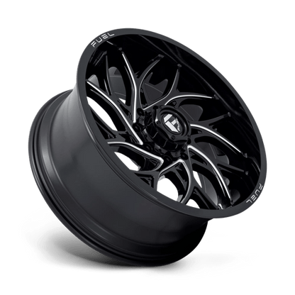 Fuel 1PC D741 RUNNER GLOSS BLACK MILLED