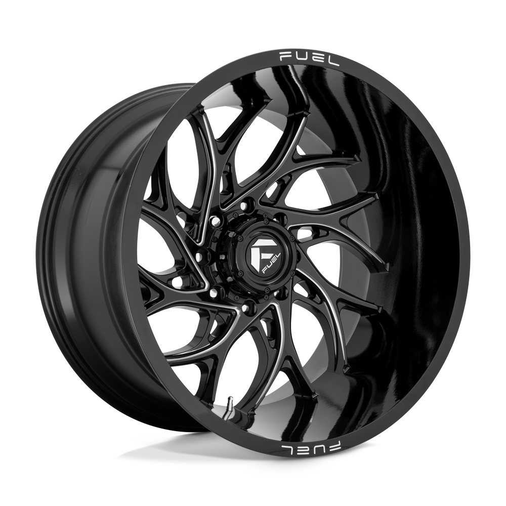 Fuel 1PC D741 RUNNER GLOSS BLACK MILLED