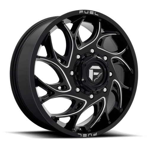 Fuel 1PC D741 RUNNER GLOSS BLACK MILLED