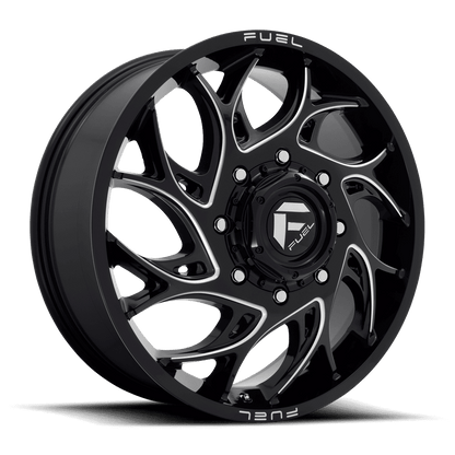 Fuel 1PC D741 RUNNER GLOSS BLACK MILLED