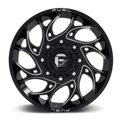 Fuel 1PC D741 RUNNER GLOSS BLACK MILLED