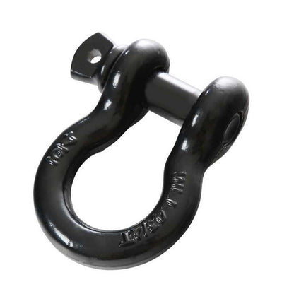 Overland Vehicle Systems Recovery Shackle D-Ring 3/4" 4.75 Ton - Black - 19019901