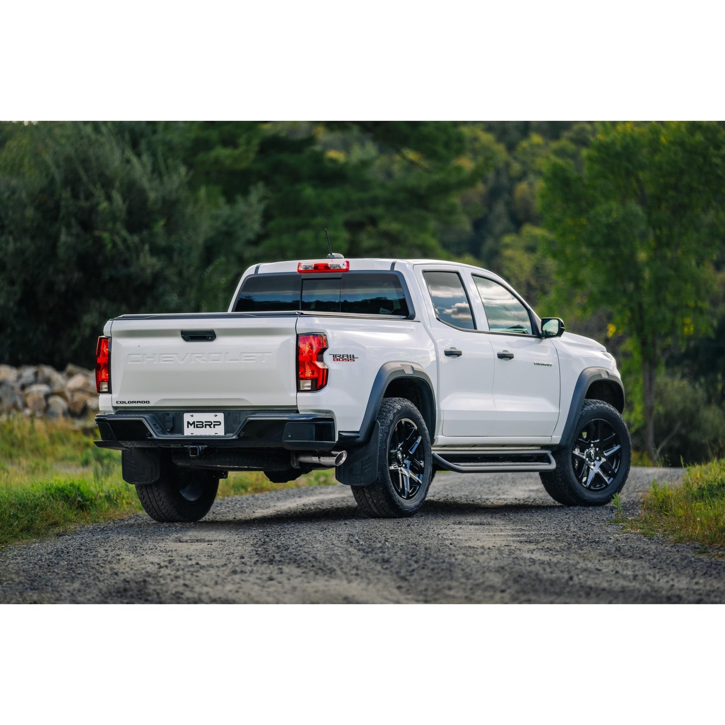 MBRP | 2023-Up Chevrolet/GMC Colorado/Canyon 2.7L T304 Stainless Steel 3 Inch Cat-Back Exhaust Single Side Exit with Tip Armor Pro  | S5015304