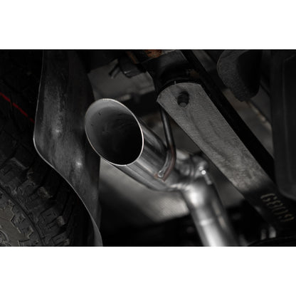 MBRP | 2023-Up Chevrolet/GMC Colorado/Canyon 2.7L T304 Stainless Steel 3 Inch Cat-Back Exhaust Single High Clearance Rear Exit Armor Pro  | S5017304