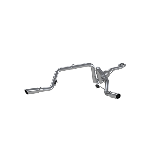 MBRP | Cat Back Exhaust System Dual Split Side Aluminized Steel For 03-07 Silverado/Sierra 1500 Classic 4.8/5.3L Ext/Crew Cab  | S5018AL
