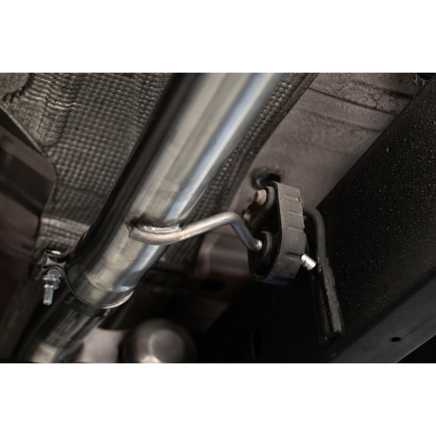 MBRP | 2019-Present Silverado/Sierra 1500 2.7L Black-Coated Aluminized Steel 3 Inch Cat-Back Single Side Exit Armor BLK  | S5019BLK