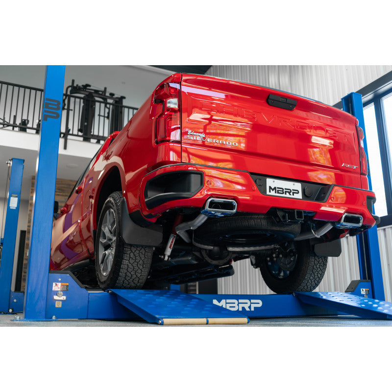 MBRP | 2.5 Inch Cat Back Exhaust System For 19-up Silverado/Sierra 1500 6.2L, 2022 Silverado LTD/ Sierra Limited 6.2L Dual Rear 304 Stainless Steel  | S5065304