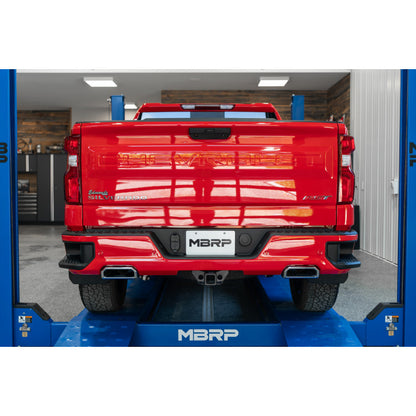 MBRP | 2.5 Inch Cat Back Exhaust System For 19-up Silverado/Sierra 1500 6.2L, 2022 Silverado LTD/ Sierra Limited 6.2L Dual Rear 304 Stainless Steel  | S5065304